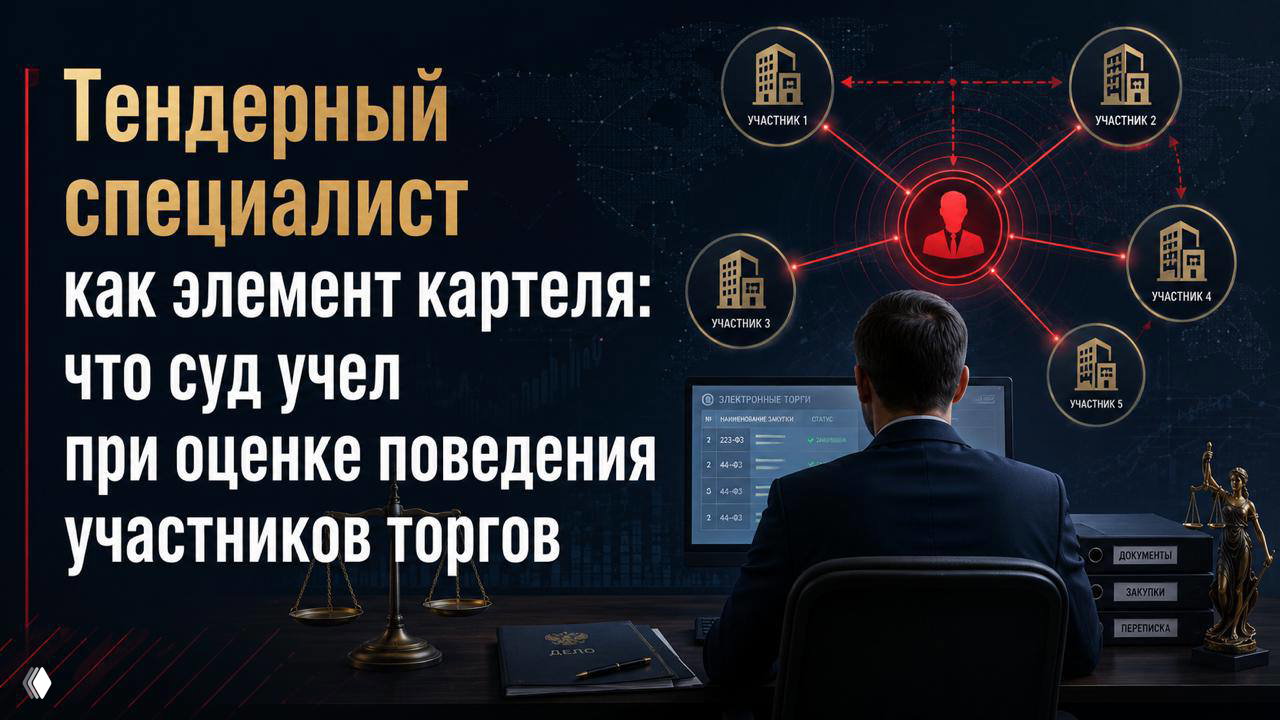 Тендерный специалист как элемент картеля