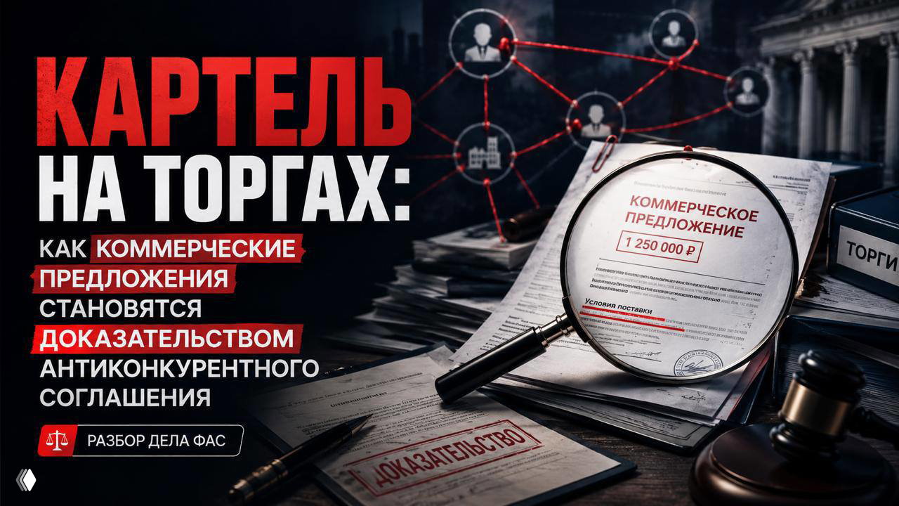 Картель на торгах: КП как доказательство соглашения