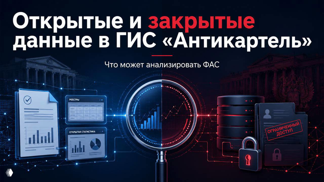 Закрытые и открытые данные в ГИС «Антикартель»