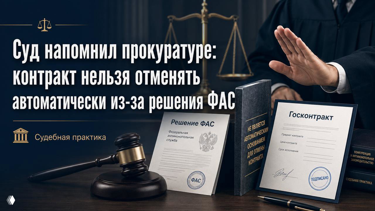 Суд: контракт не отменяют автоматически из‑за решения ФАС