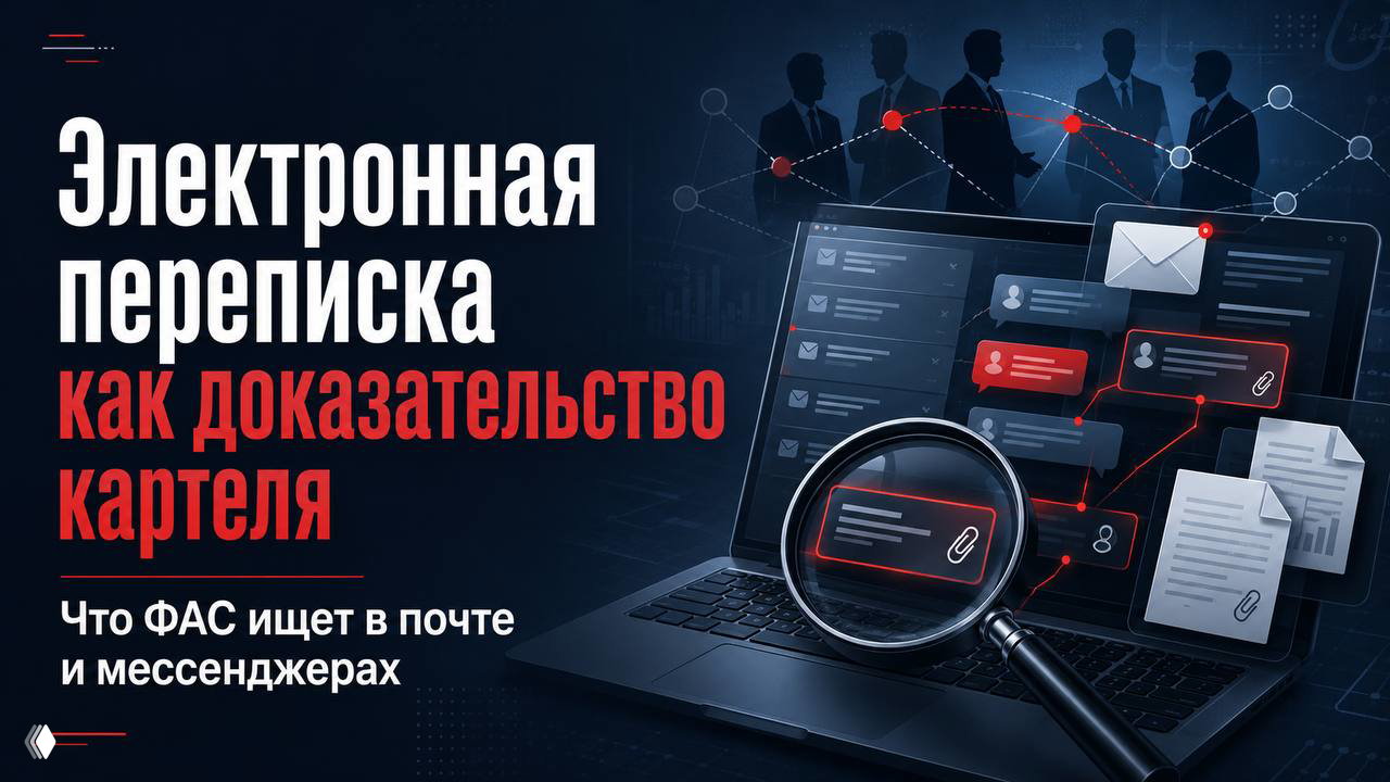 Электронная переписка как доказательство картеля