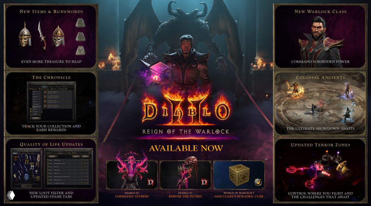 В Диабло 2 добавили чернокнижника