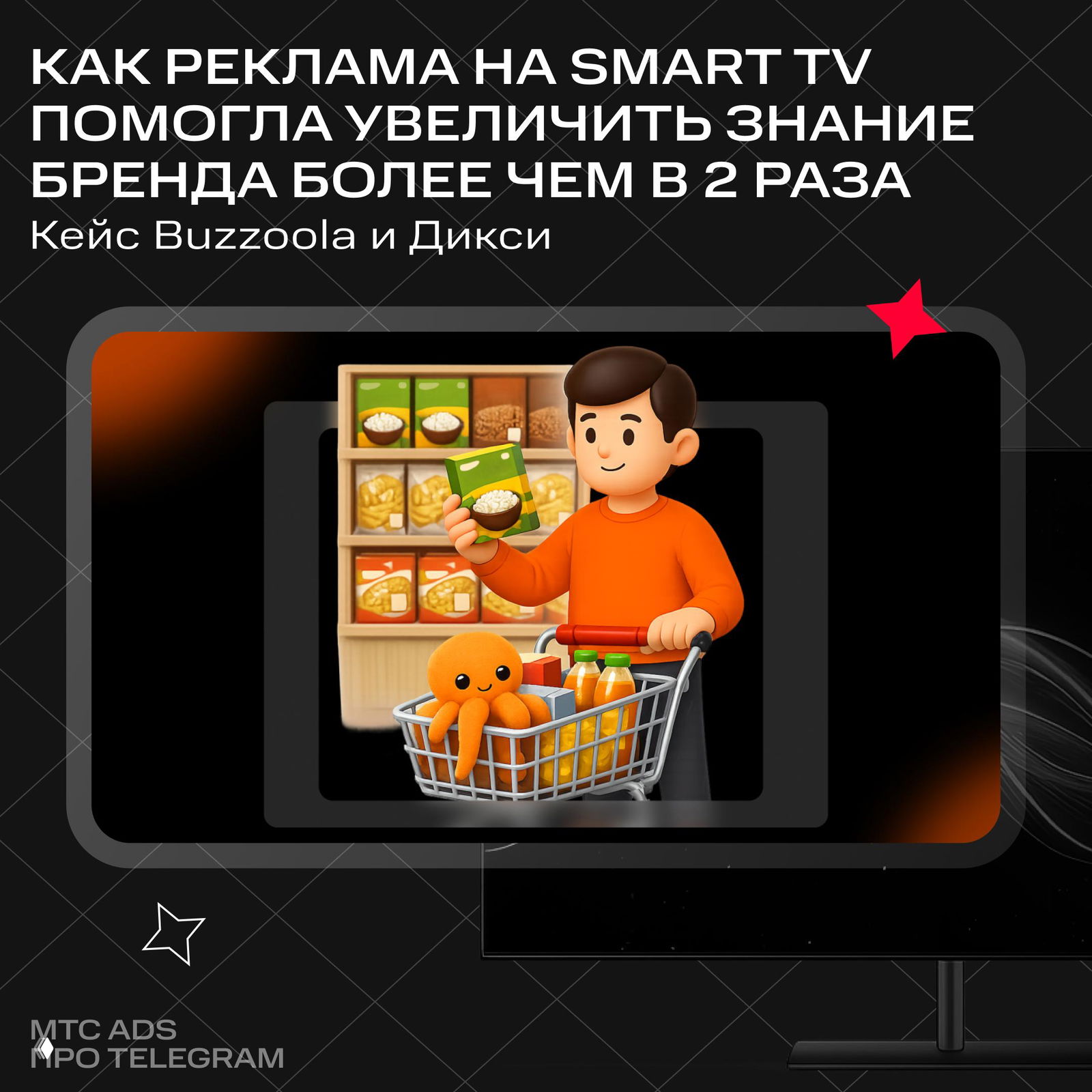 Кейс: «Дикси» и Buzzoola — Smart TV и таргетинг