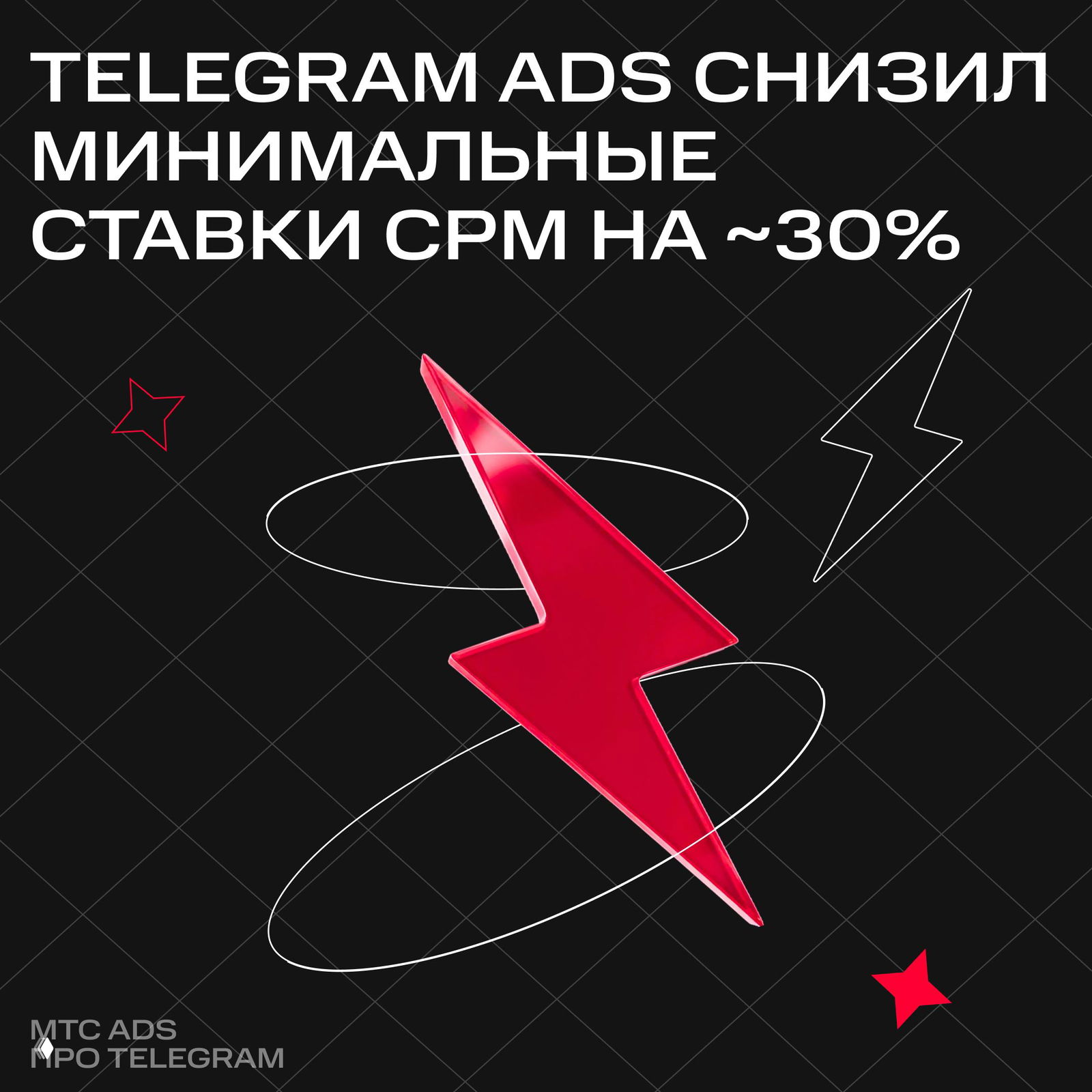 Сниженные ставки CPM в Telegram Ads в Маркетологе PRO