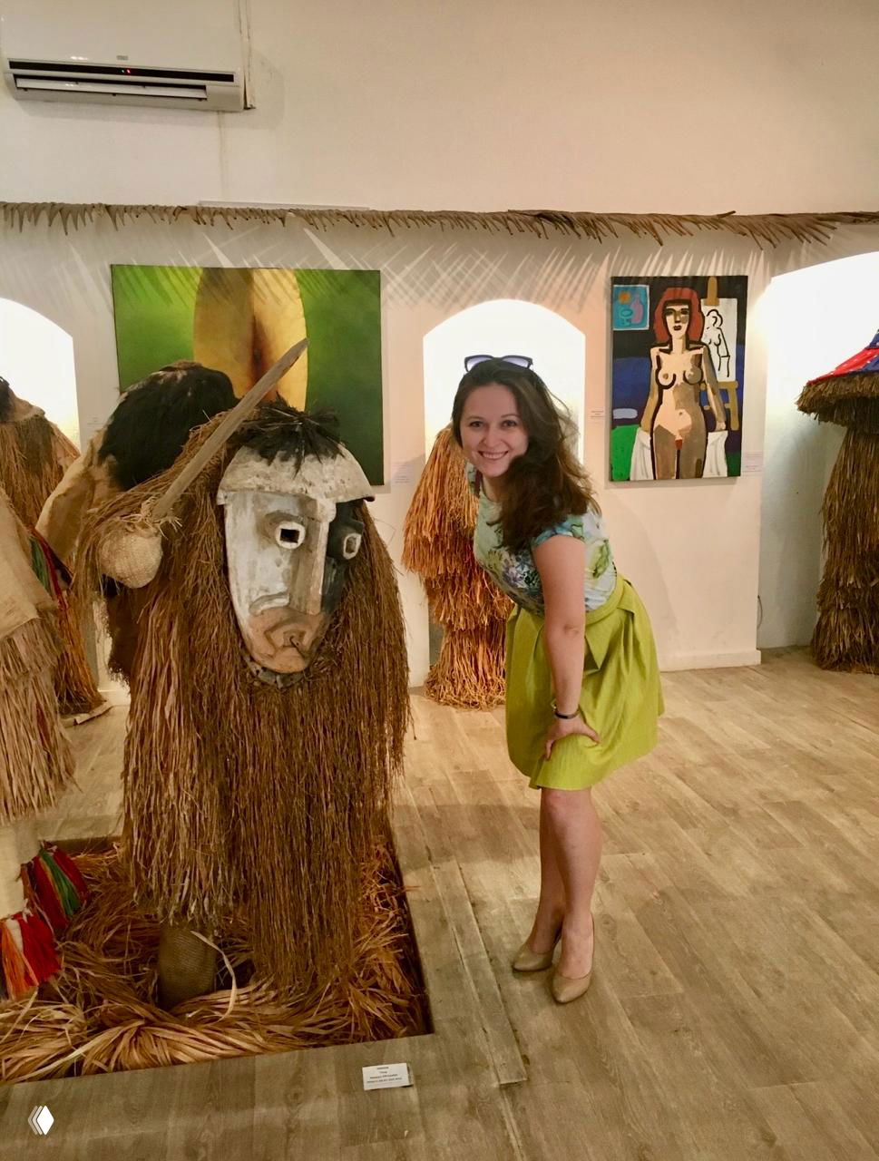 Африканские маски и ритуальные костюмы