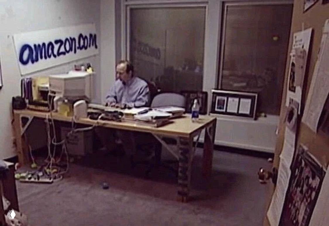 Iconic photo: the early days of Amazon