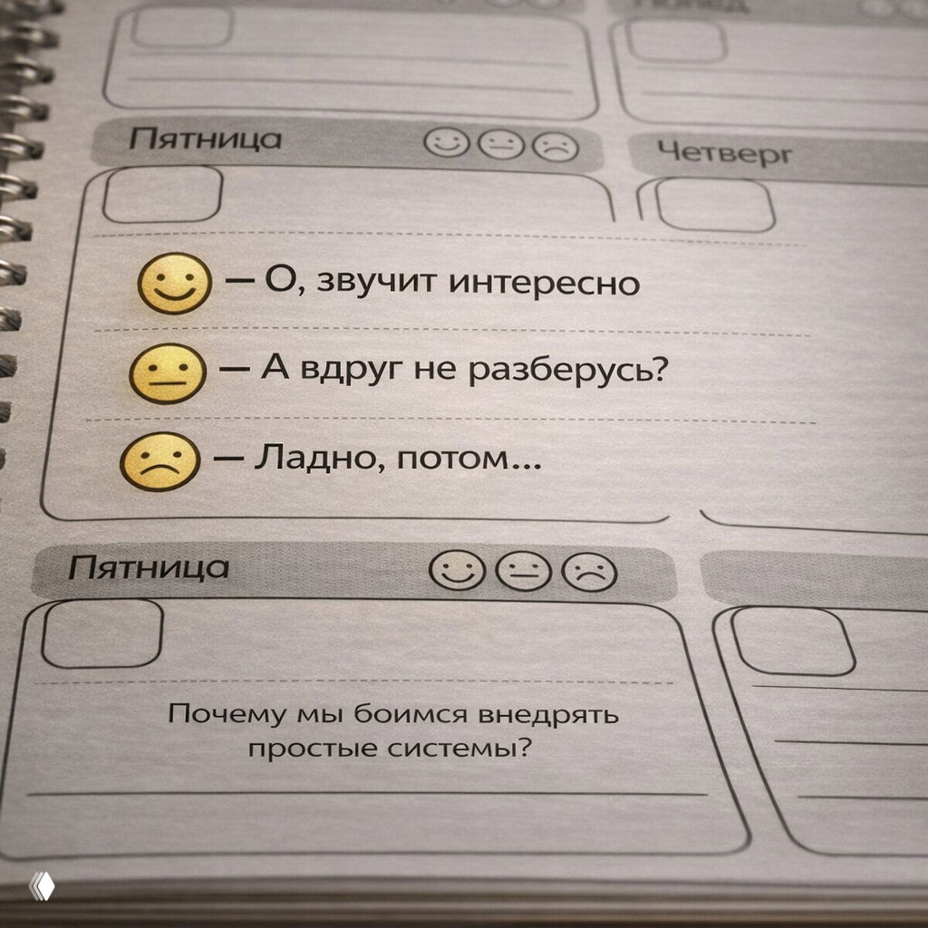 Почему мы боимся внедрять простые системы?