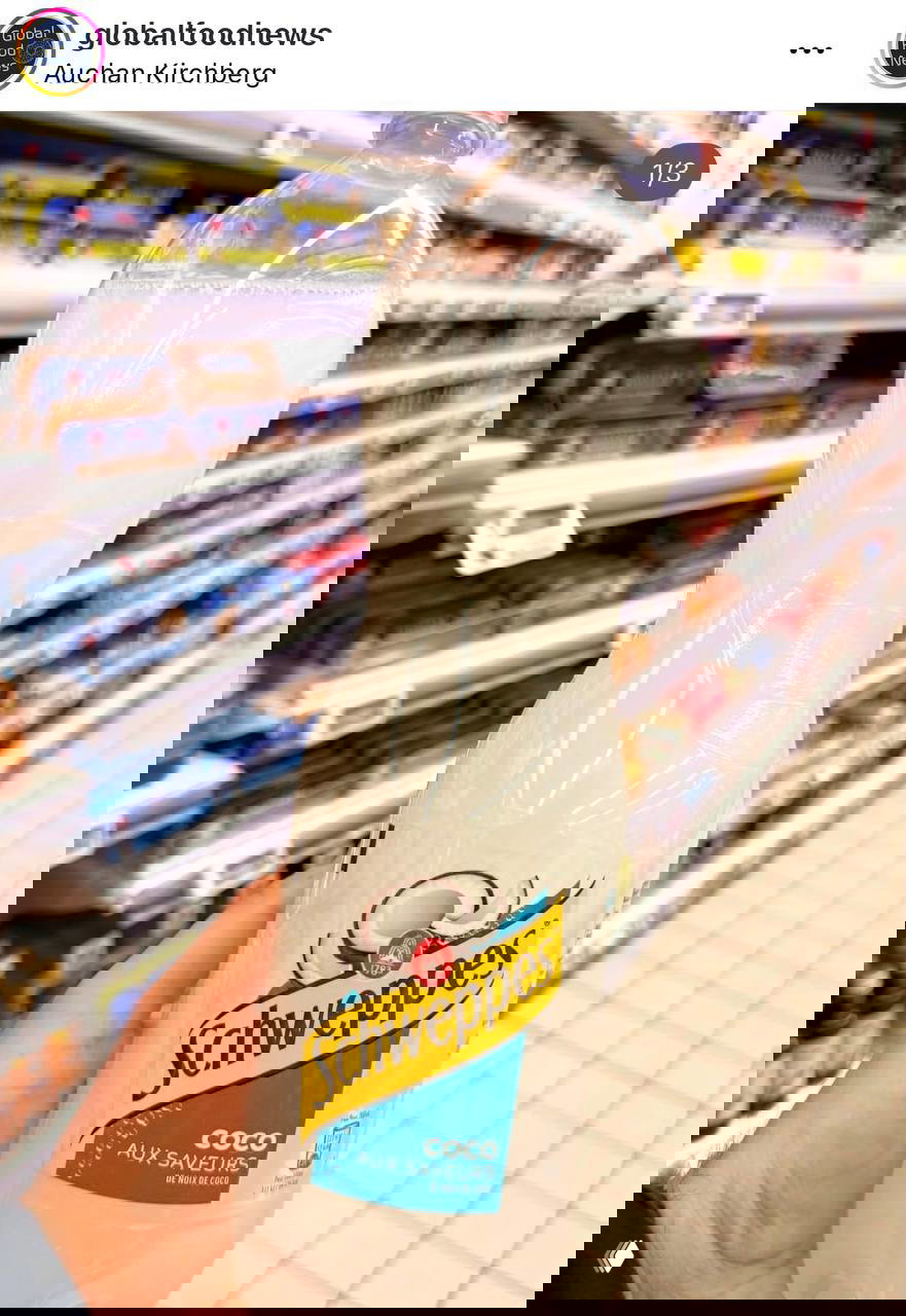 Schweppes с кокосовым вкусом в Англии и Люксембурге