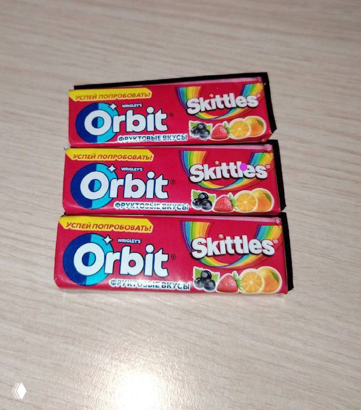 Orbit со вкусом Skittles появился в декларациях