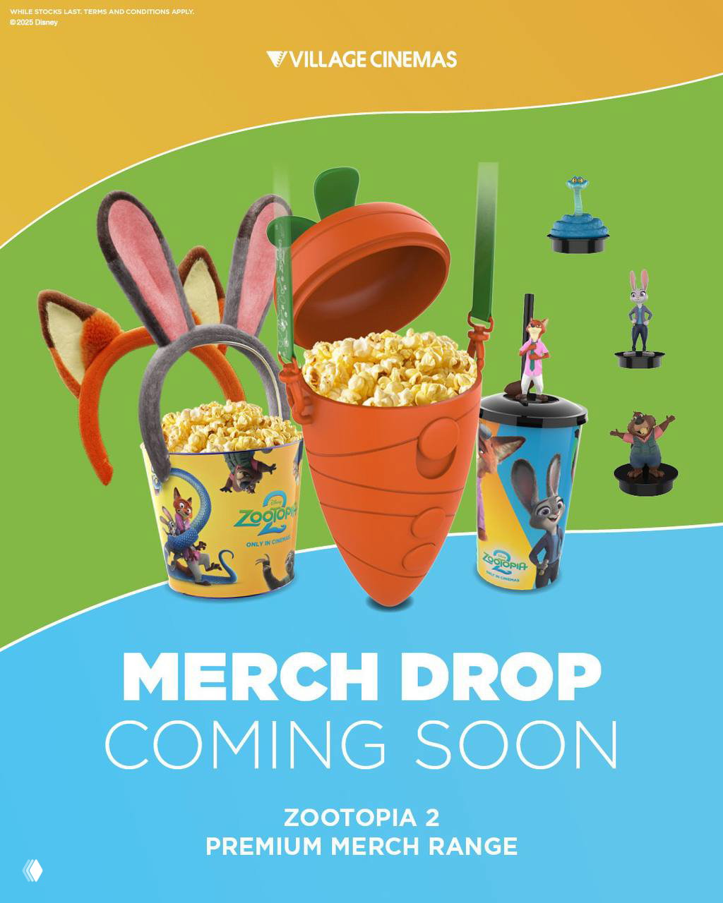 Мерч Zootopia 2 в зарубежных кинотеатрах