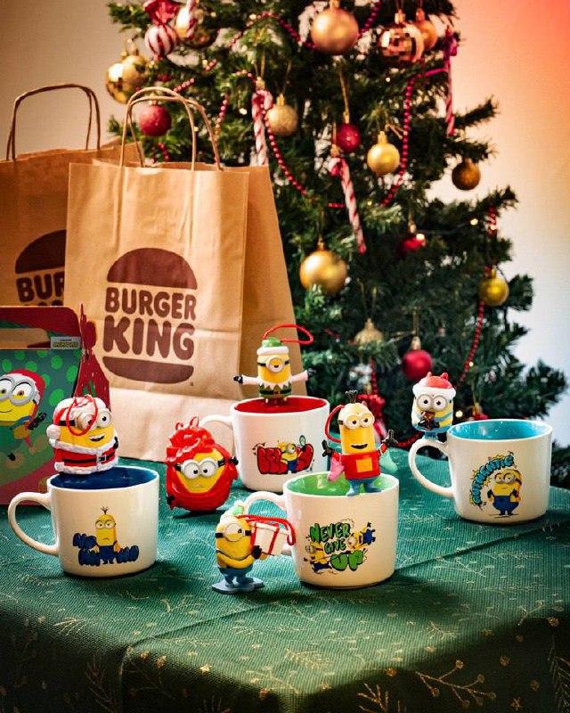 Burger King Португалия: новогодний спешл с Миньонами
