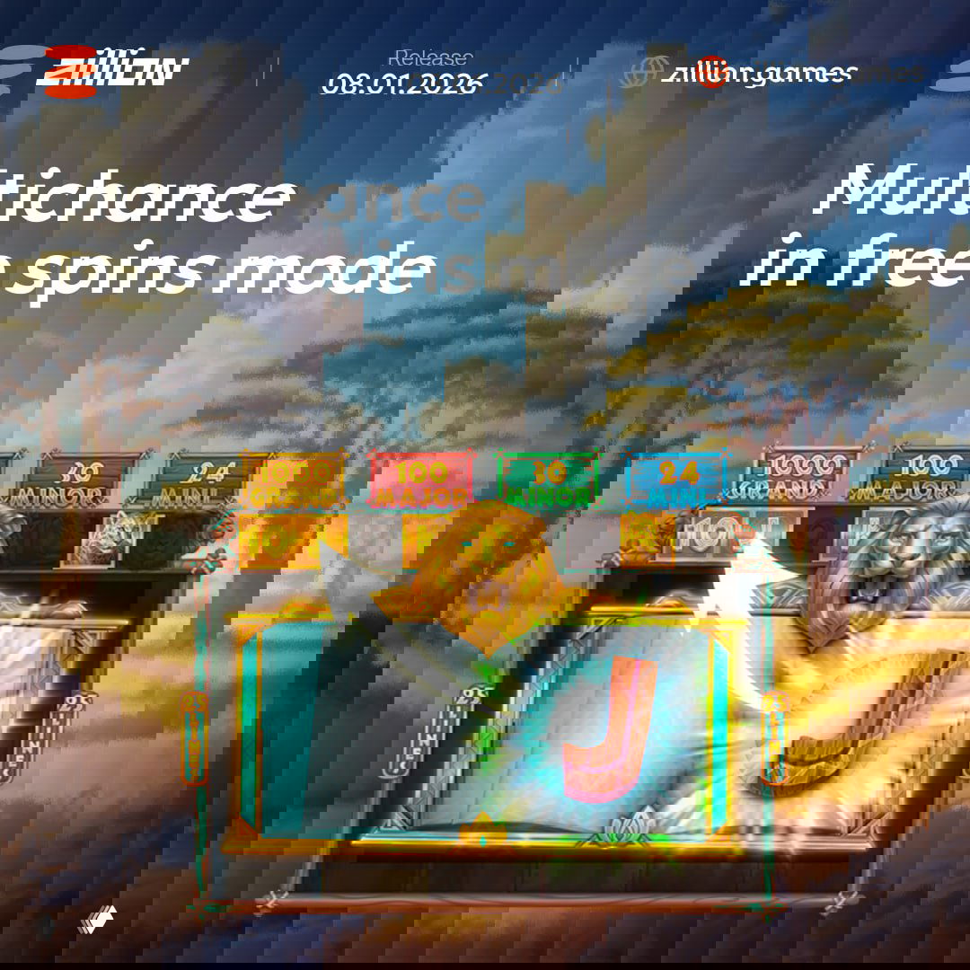 Multichance mechanic illustration during free spins in Book of the Golden Lion showing a golden lion icon transforming a symbol.