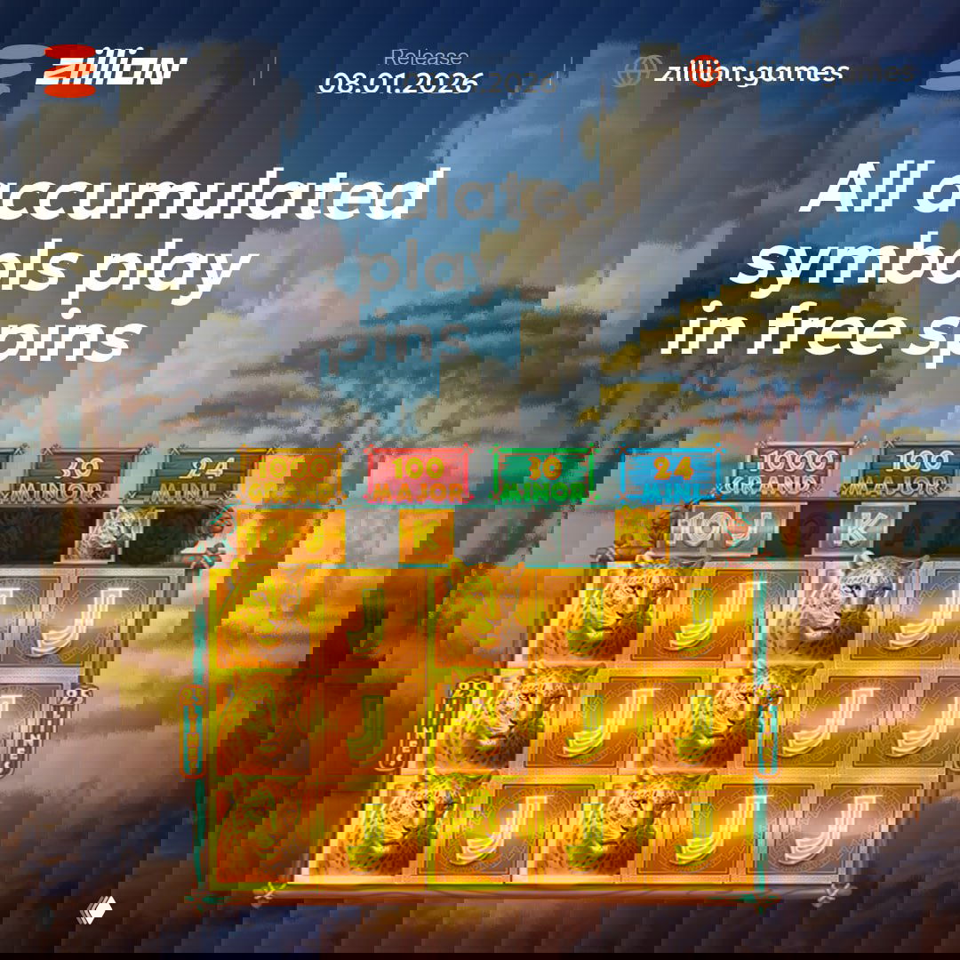 Grid view of accumulated symbols playing in free spins for Book of the Golden Lion, showing multiple matching symbol positions and paylines.