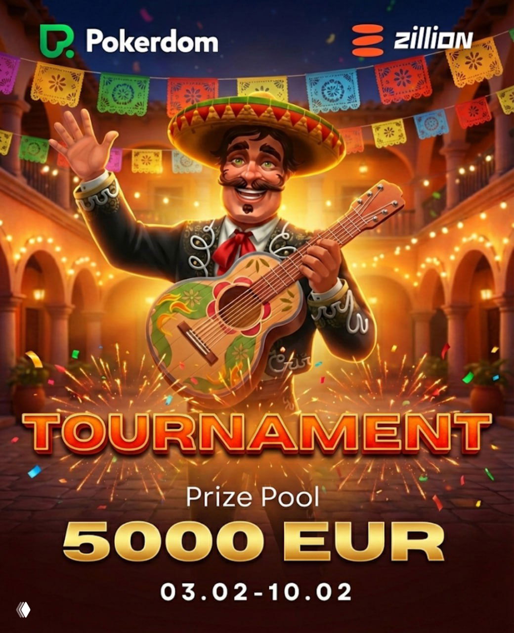 Zillion Games in Pokerdom tournament — €5,000 prize