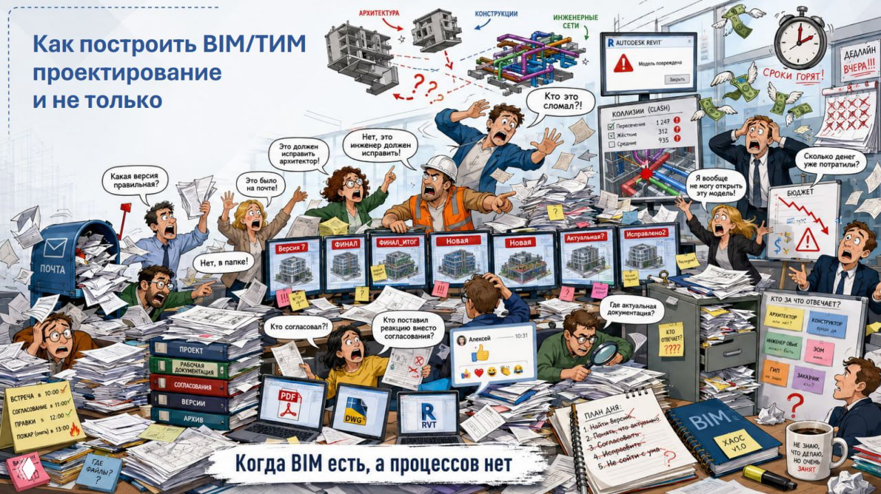 Побывал на закрытой встрече: доклады и слайды по BIM/ТИМ