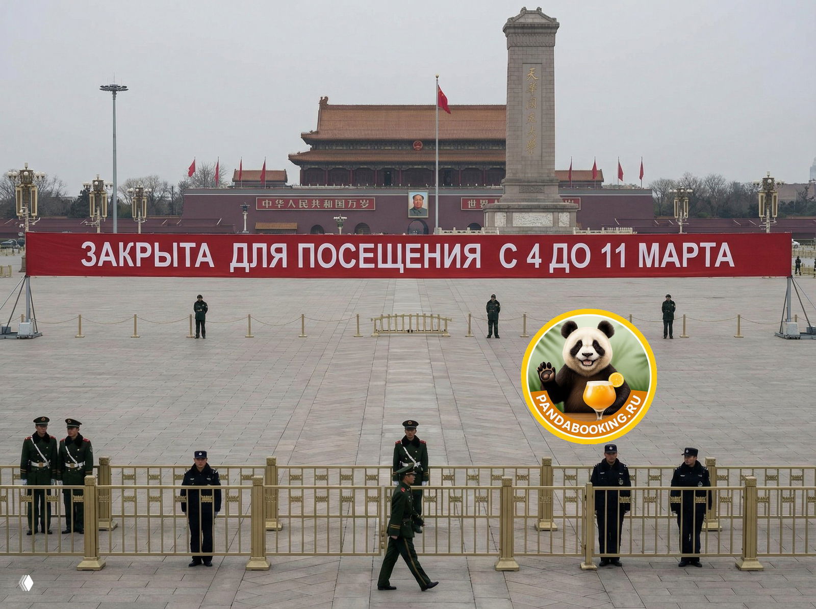 Пекин говорит: «Тяньаньмэнь ушла на технический перерыв»