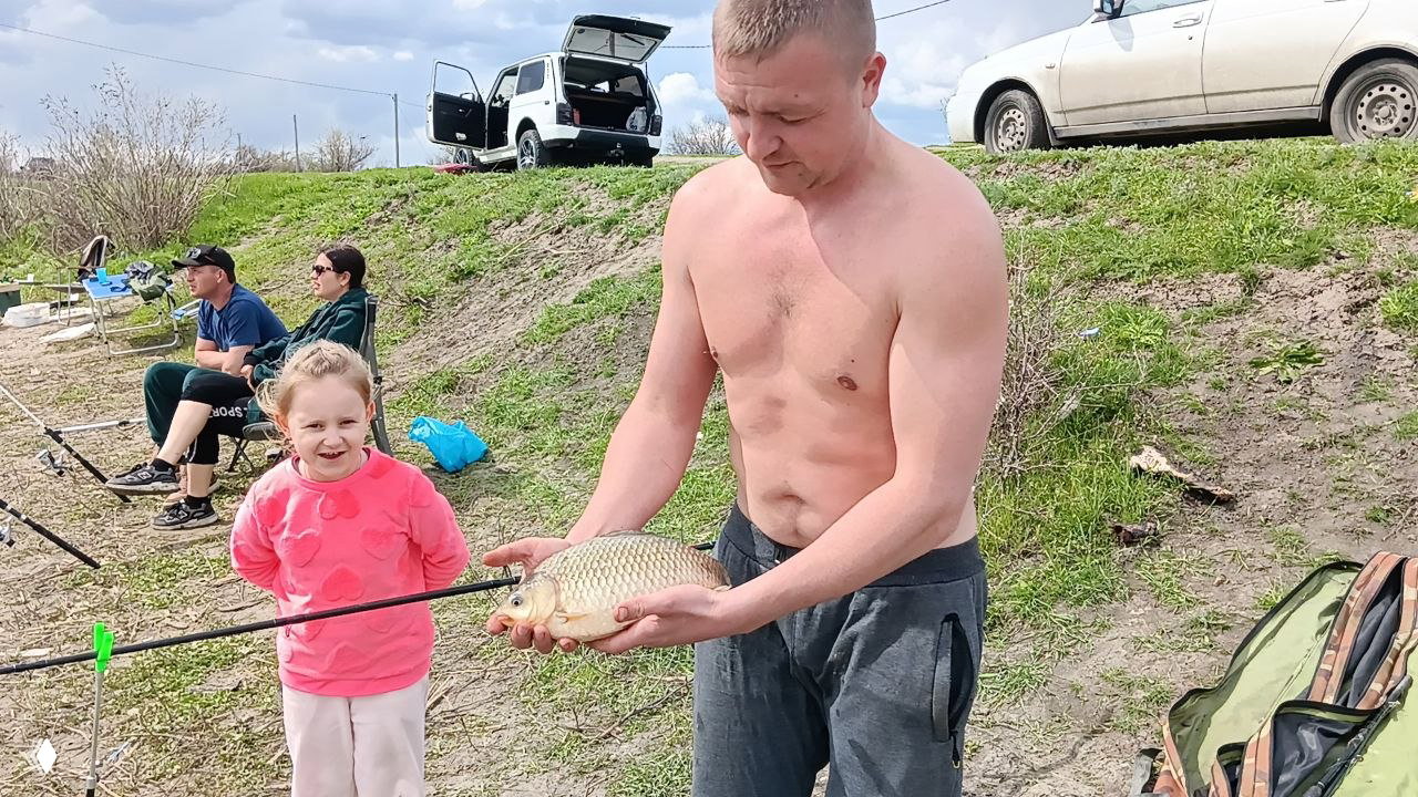 Отчёт рыбалка 12.04 — карась и подлещик