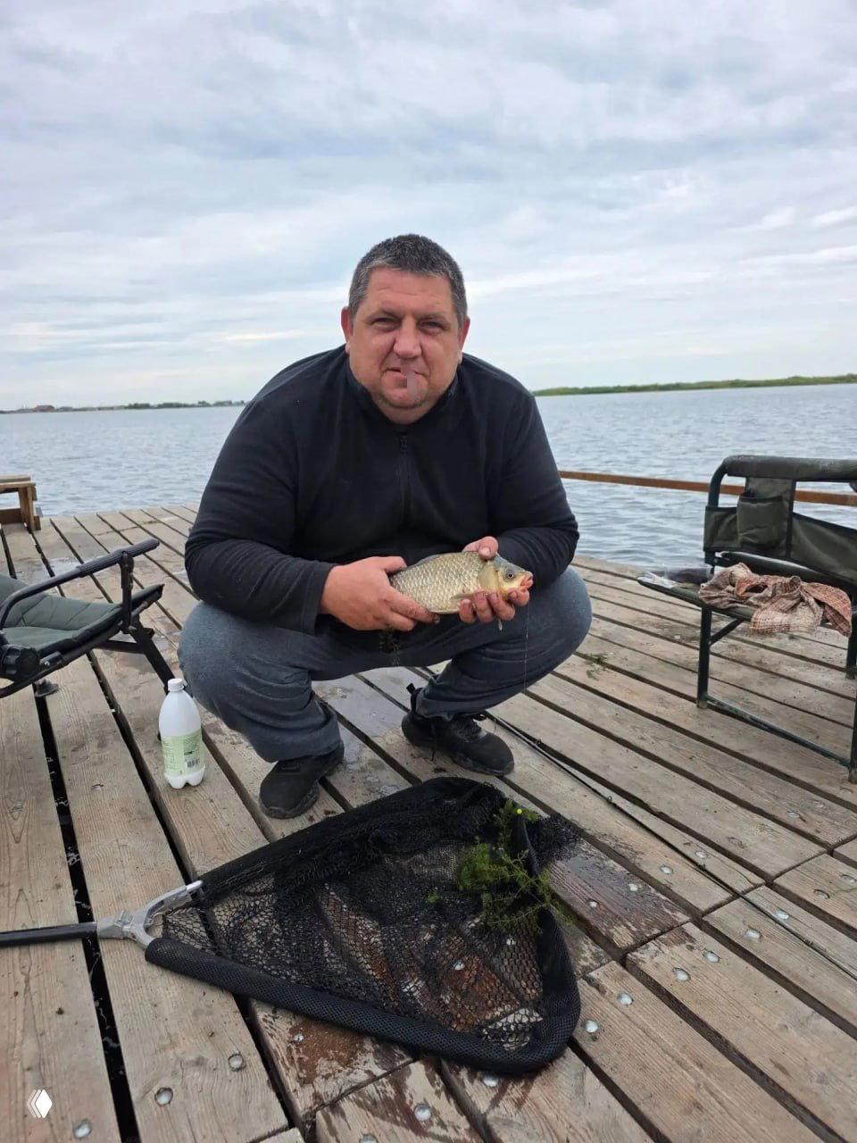 Весёловское водохранилище — база у Виктора