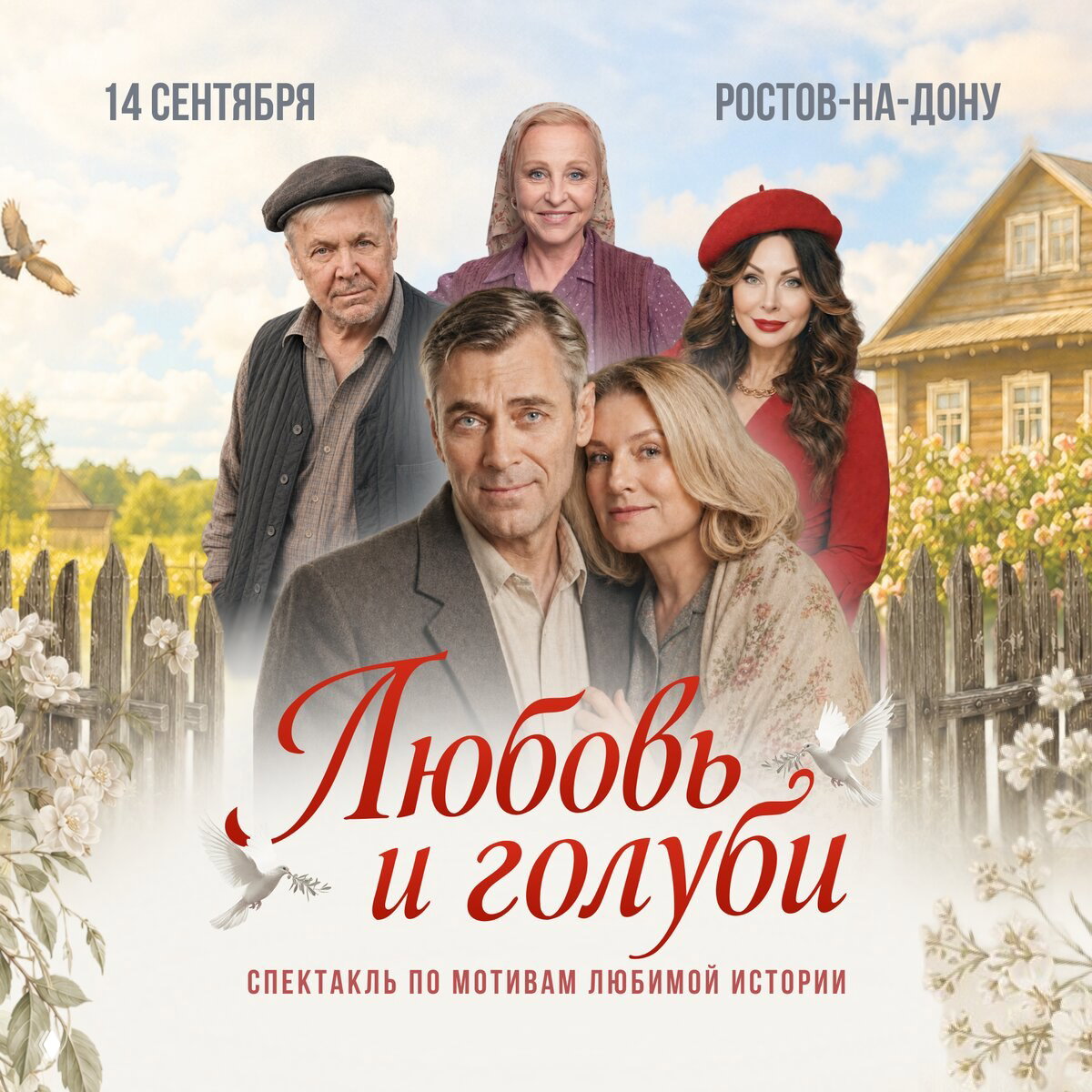 Народная комедия «Любовь и голуби» — 14 сентября