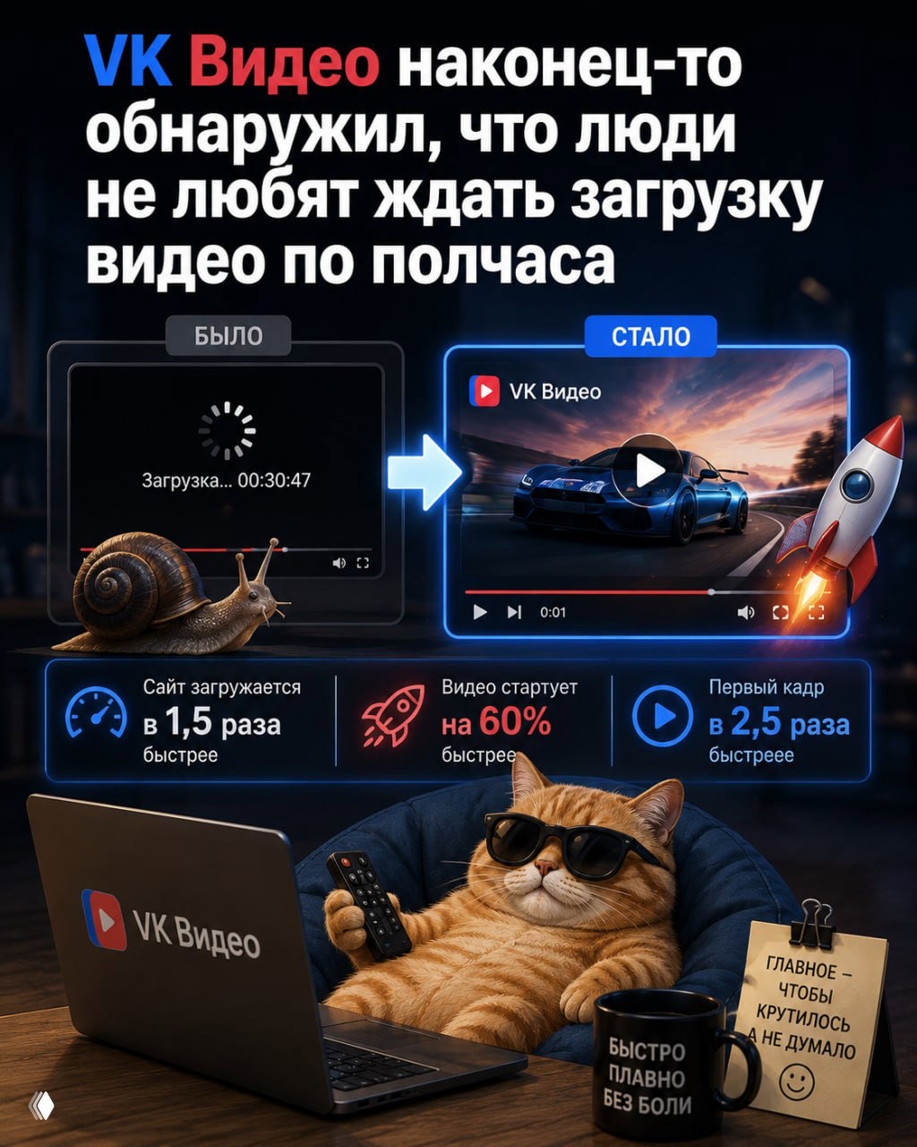 VK Видео сократил время загрузки — важное улучшение