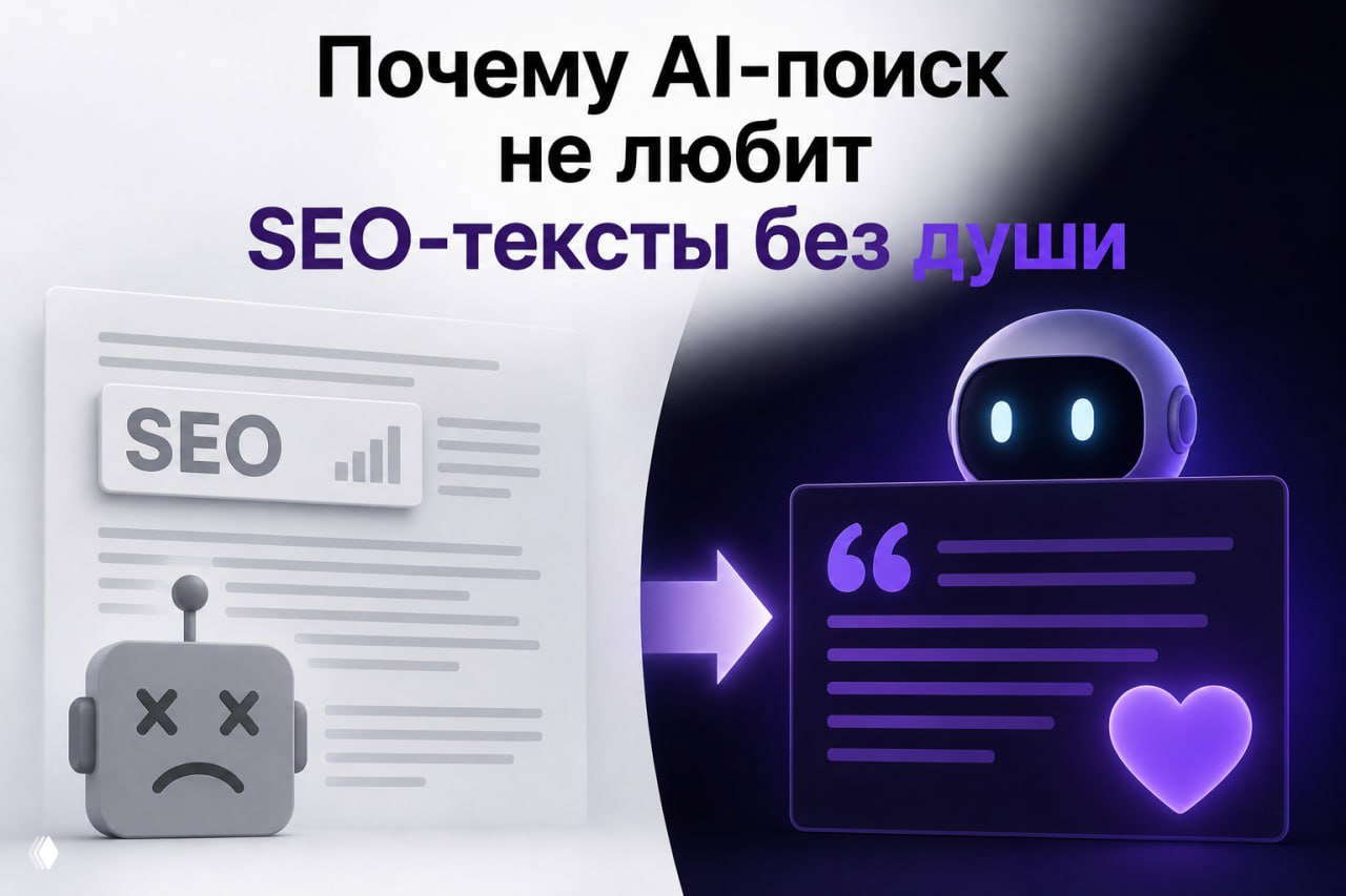 Почему AI-поиск не любит SEO-тексты без души