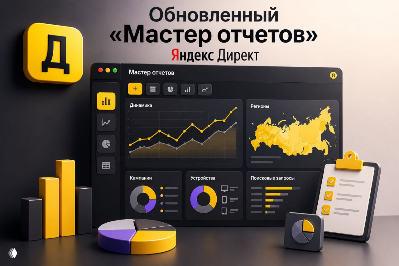 Обновленный «Мастер отчетов» Яндекс Директ