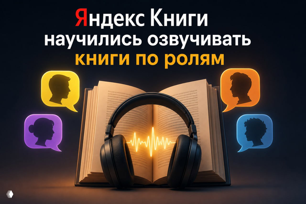 Яндекс Книги научились озвучивать книги по ролям