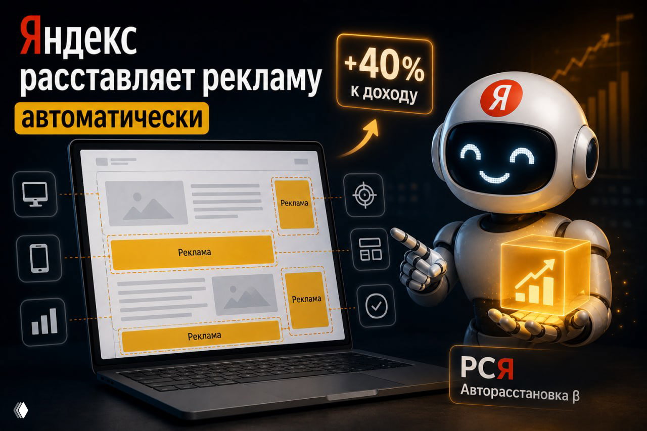 Яндекс: авторасстановка рекламы и рост дохода до 40%