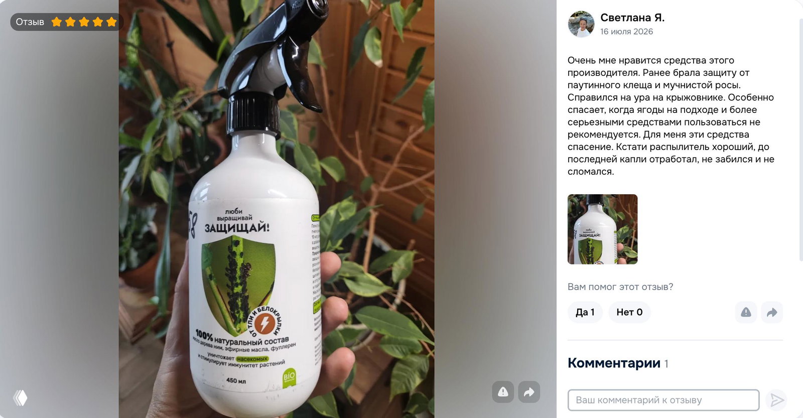 Защита крыжовника перед сбором: отзыв о спрее «Защищай!»