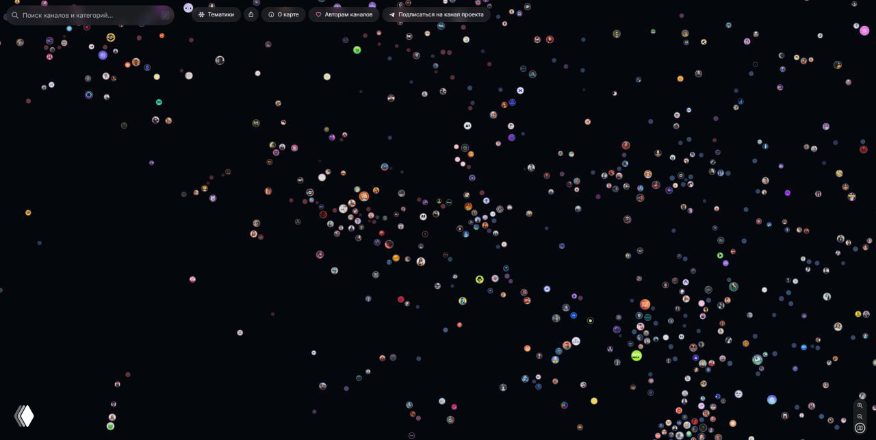 Звёздный Telegram Атлас