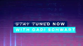 Неоновый глитч-баннер с цифровыми искажениями, крупный план промо-кадра с текстом на английском и абстрактным фоном, стилизованное видео.