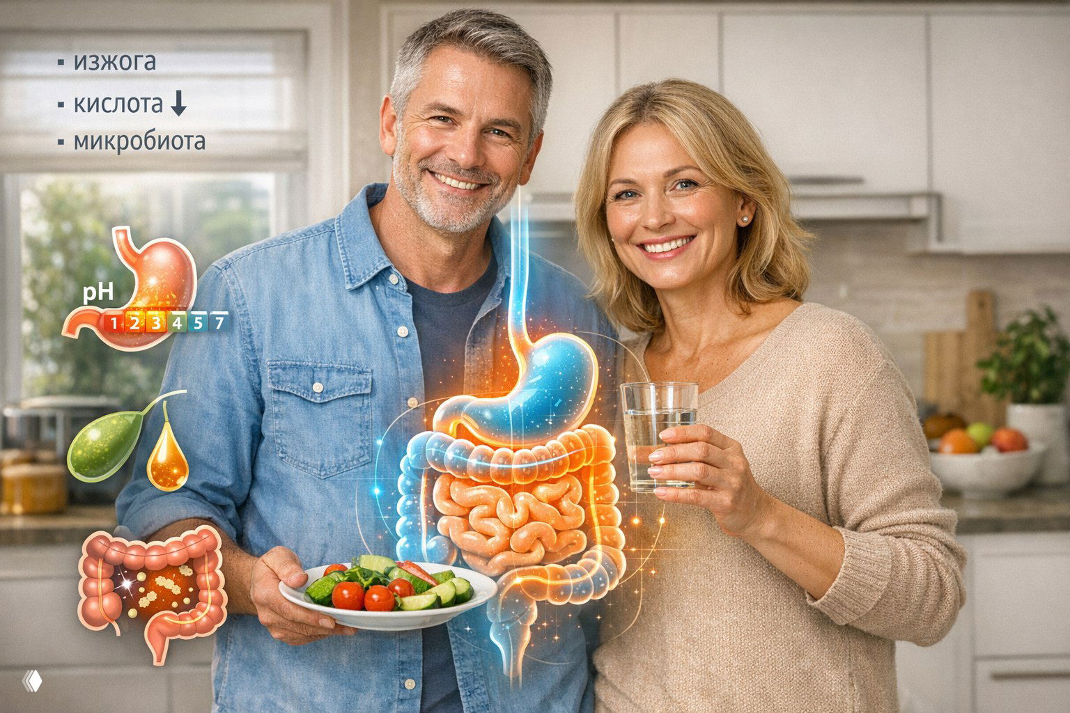 Пищеварение после 40: что меняется и как помочь организму