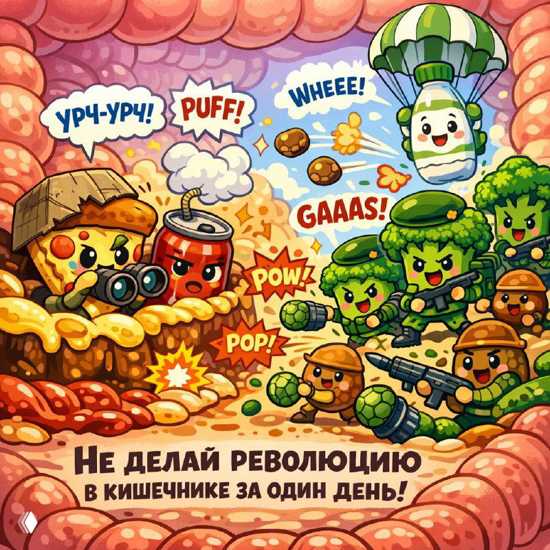 Правильное питание — как ЗОЖ устроил войну кишечнику