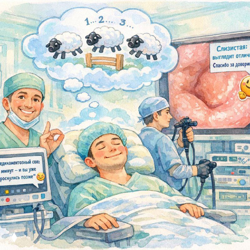 Гастроскопия во сне: блажь или золотой стандарт?