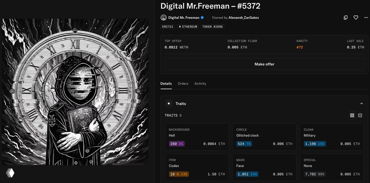 Digital Mr.Freeman — стикер #5372 и Codex