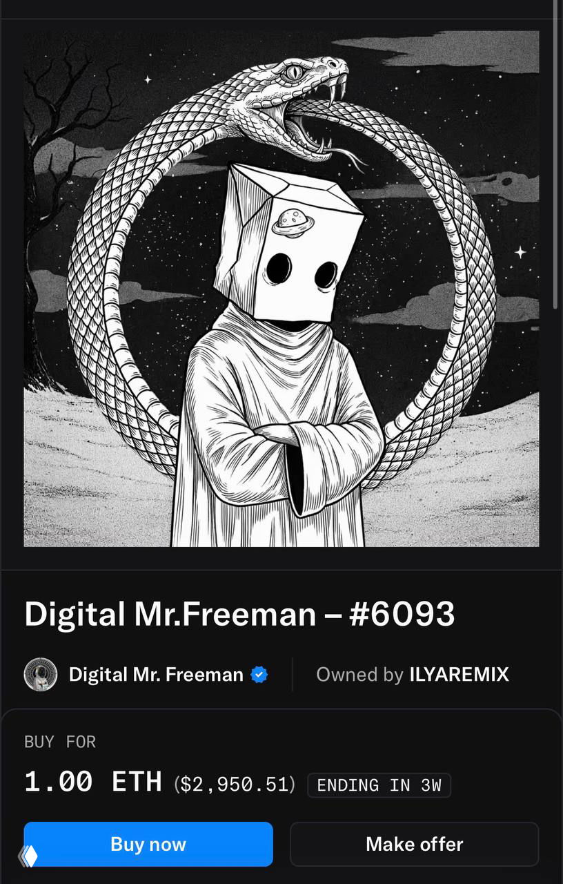 Digital Mr.Freeman — #6093: редкость и символика