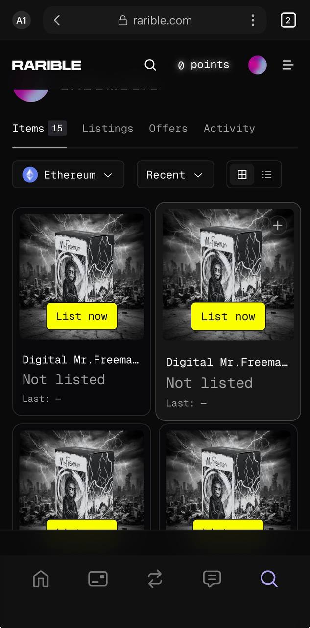 Итоги freemint от Mr. Freeman