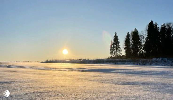 Зимнее солнце
