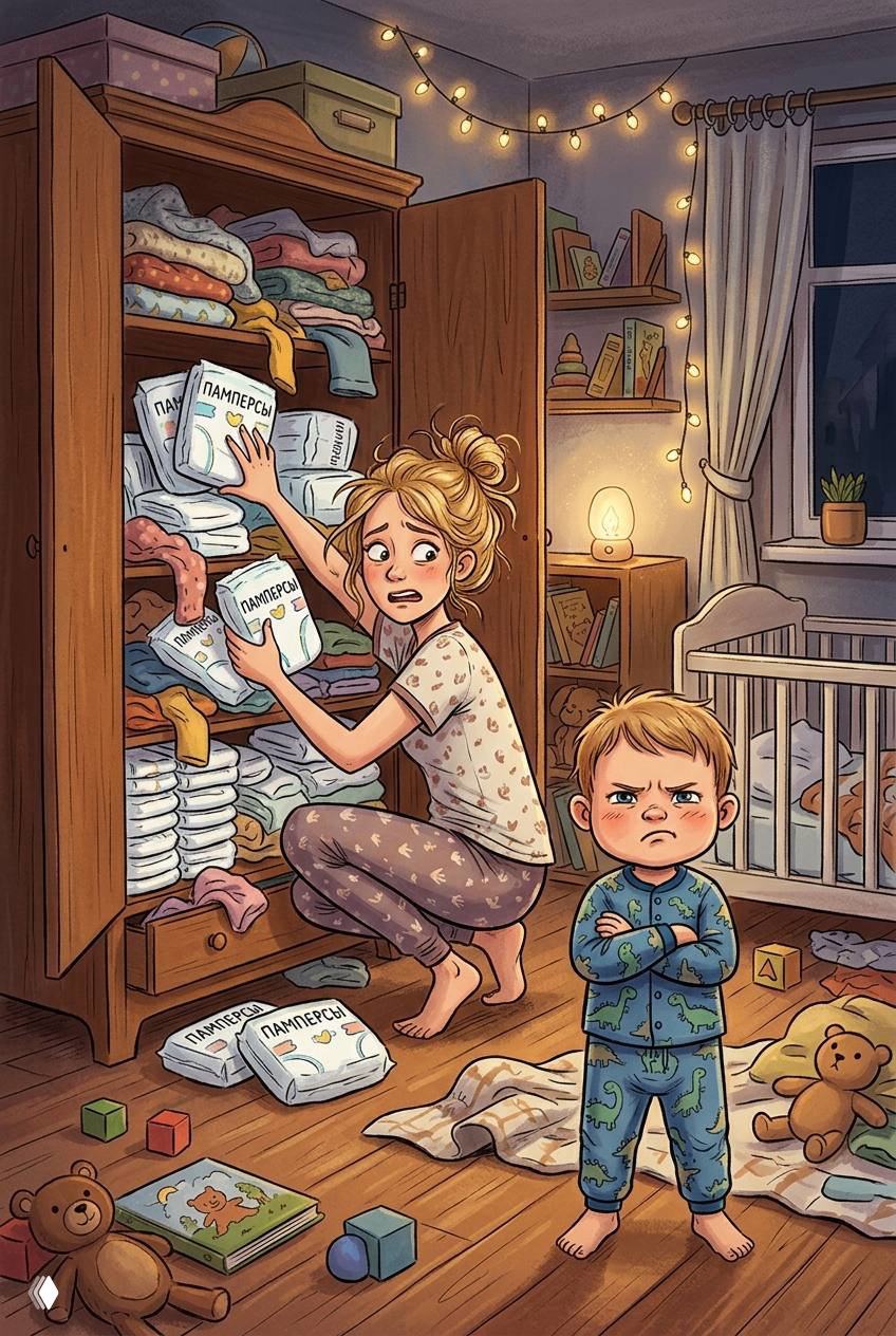 Отлучение ребёнка от памперсов на время сна