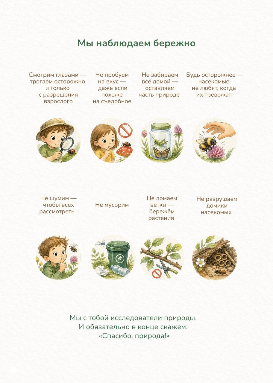Мы наблюдаем бережно