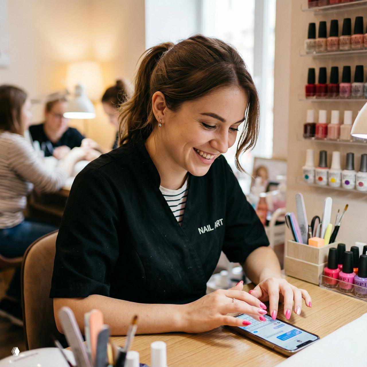 Подтверждение записи и шаблон для новых клиенток