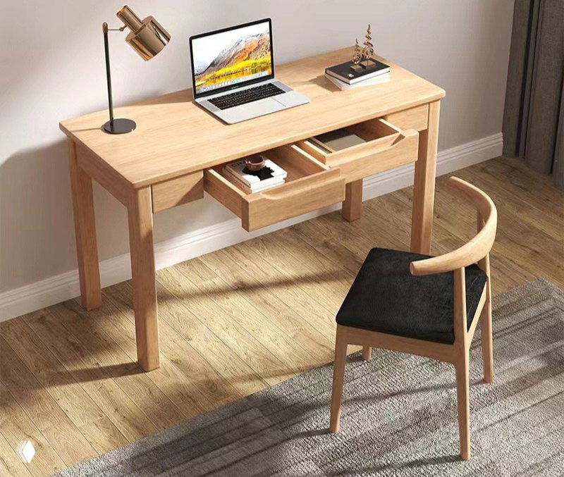 Стол компьютерный из массива дуба