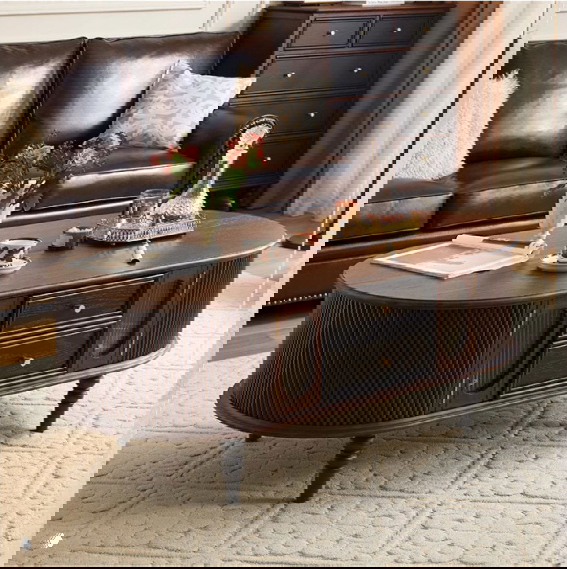 Журнальный столик из массива дуба — натуральная роскошь