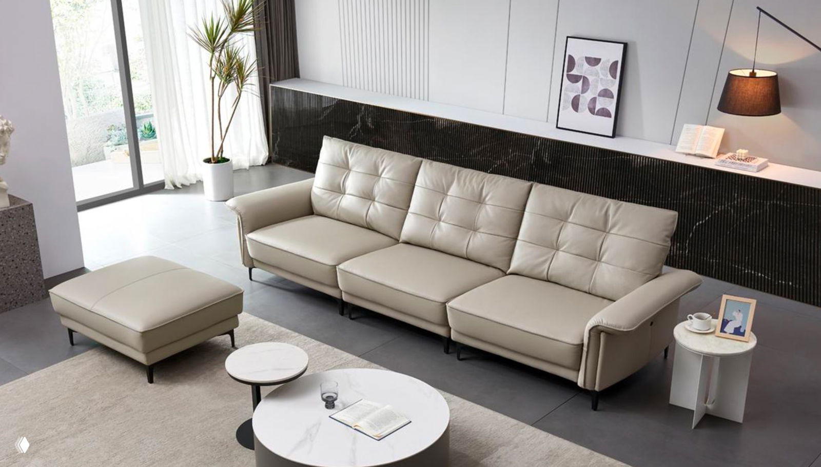 Диван 305×94×90 — варианты обивки и цена