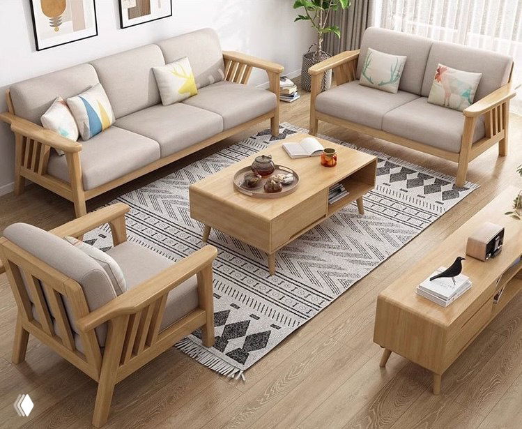 Диван из массива дуба — натуральная роскошь