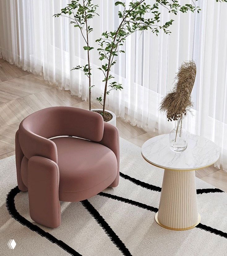 Кресло: деревянная рама и фланель, 920×850×740