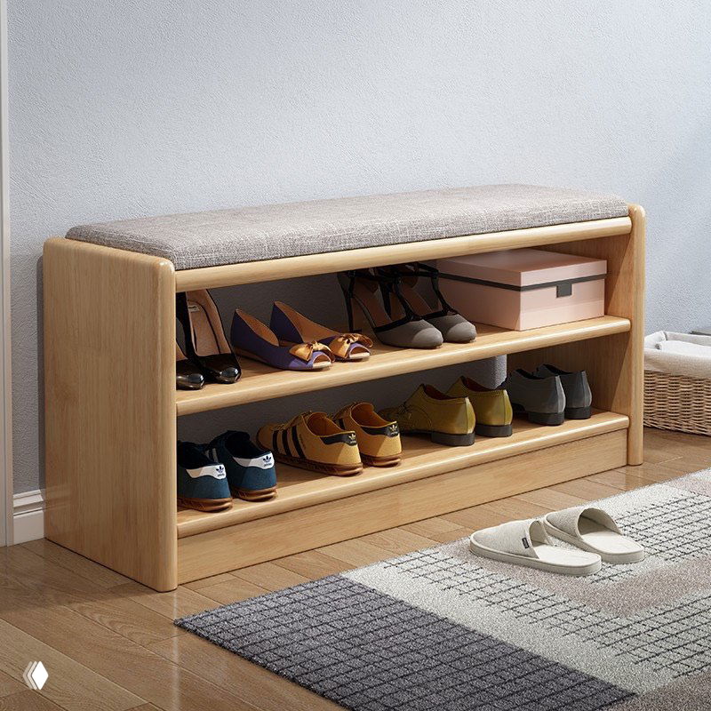 Полка для обуви из массива дуба