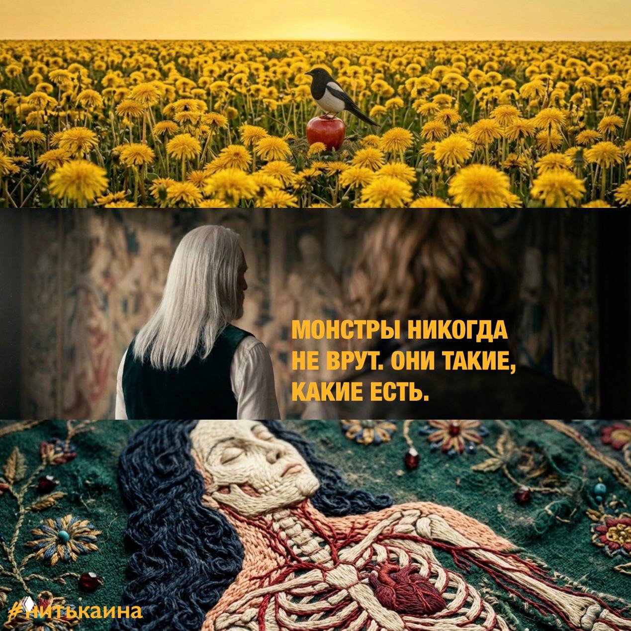 За визуал #нитькаина я как села… так и не встала