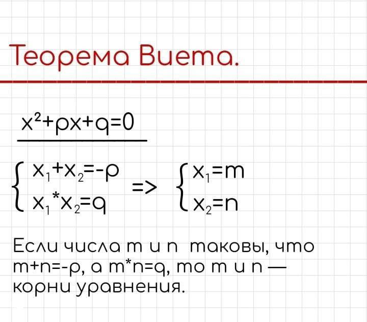 Почему обратная теорема Виета легко и сложно одновременно