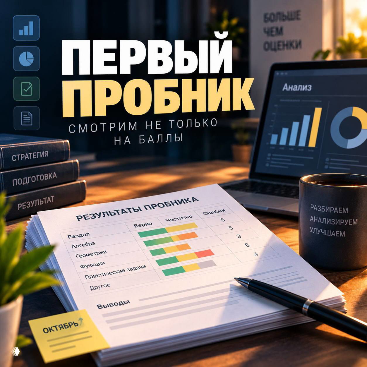 ПЕРВЫЙ ПРОБНИК: Смотрим не только на баллы
